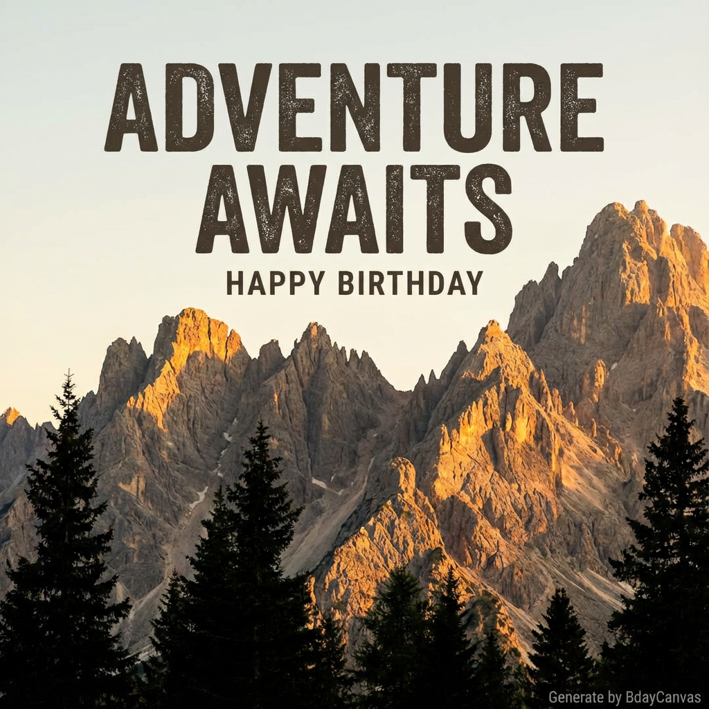 A rugged mountain landscape at sunrise